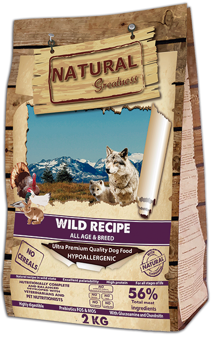 Natural Greatness сухой корм для взрослых собак всех пород, гипоаллергенный, утка, индейка и курица