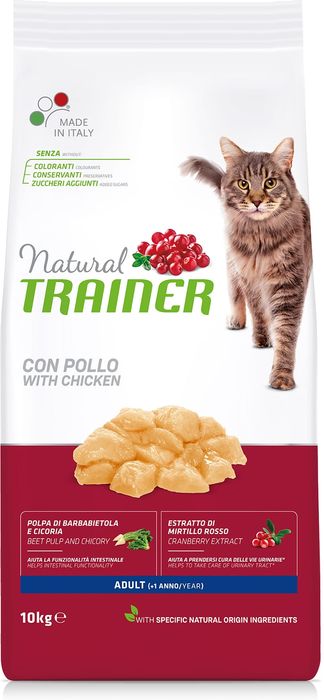 Trainer Natural корм для взрослых кошек со свежим мясом курицы