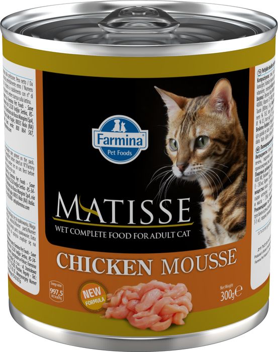 Farmina Matisse влажный корм для кошек, мусс с курицей
