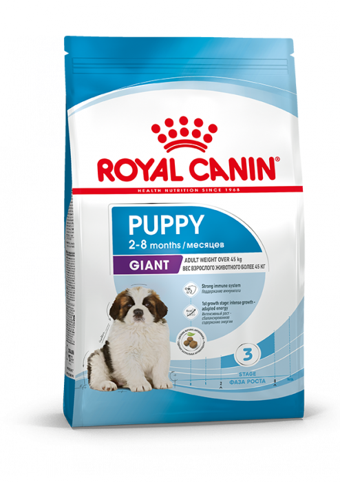 Royal Canin Giant Puppy сухой корм для щенков гигантских пород от 2 до 8 месяцев