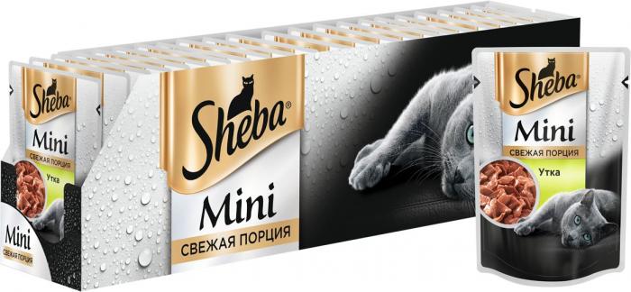 Sheba Mini влажный корм для кошек с уткой