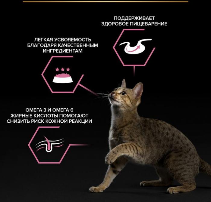 Влажный корм Pro Plan® Delicate Digestion для взрослых кошек с чувствительным пищеварением, с индейкой в соусе