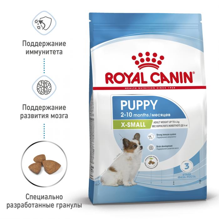 Royal Canin X-Small Puppy сухой корм для щенков миниатюрных пород