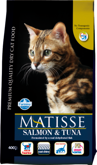 Farmina Matisse сухой корм для взрослых кошек всех пород, лосось с тунцом