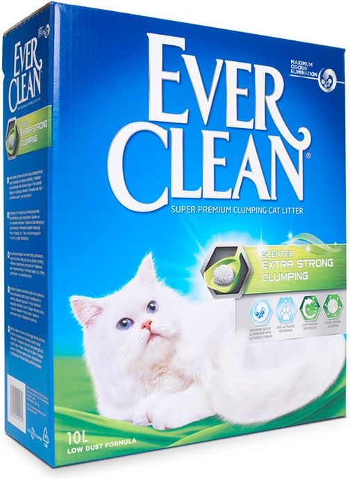 Ever Clean Extra Strong Scented комкующийся наполнитель с ароматизатором