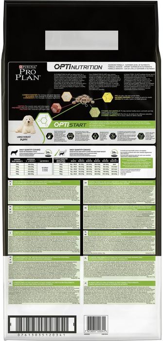 Pro Plan корм для щенков крупных пород мощного телосложения, курица и рис