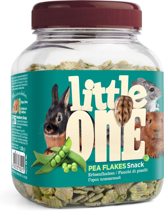 Little One лакомство плющенный горох для грызунов