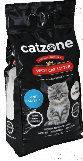 Catzone комкующийся наполнитель для кошачьих туалетов, антибактериальный, морской бриз