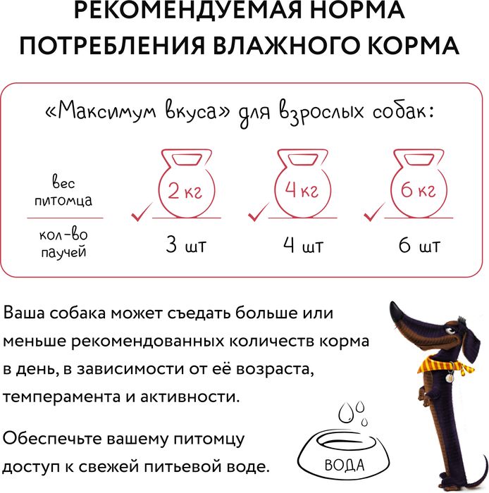 Мнямс Максимум вкуса влажный корм для собак, томленая телятина в соусе