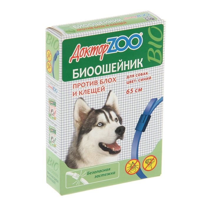 Доктор ЗОО БИОошейник от блох и клещей для собак