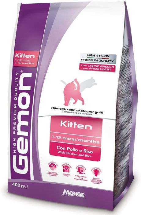 Gemon корм для котят, курица и рис