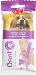 TiTBiT DENT жевательный снек для средних пород собак со вкусом ягнёнка