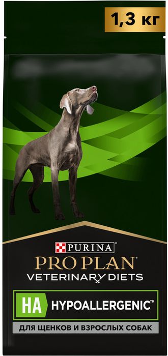 Сухой корм для щенков и взрослых собак диетический Pro Plan® Veterinary Diets HA Hypoallergenic при аллергических реакциях, Пакет