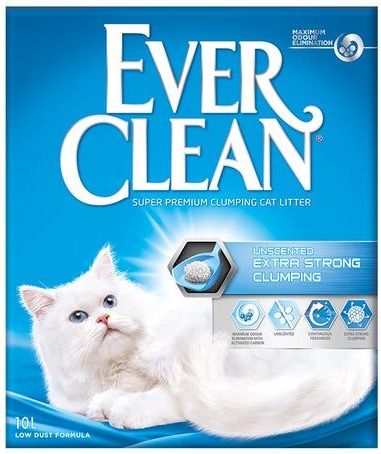 Ever Clean Extra Strong Unscented комкующийся наполнитель без аромата
