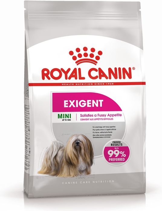 Royal Canin Mini Exigent сухой корм для собак мелких пород привередливых в питании с 10 месяцев до 8 лет
