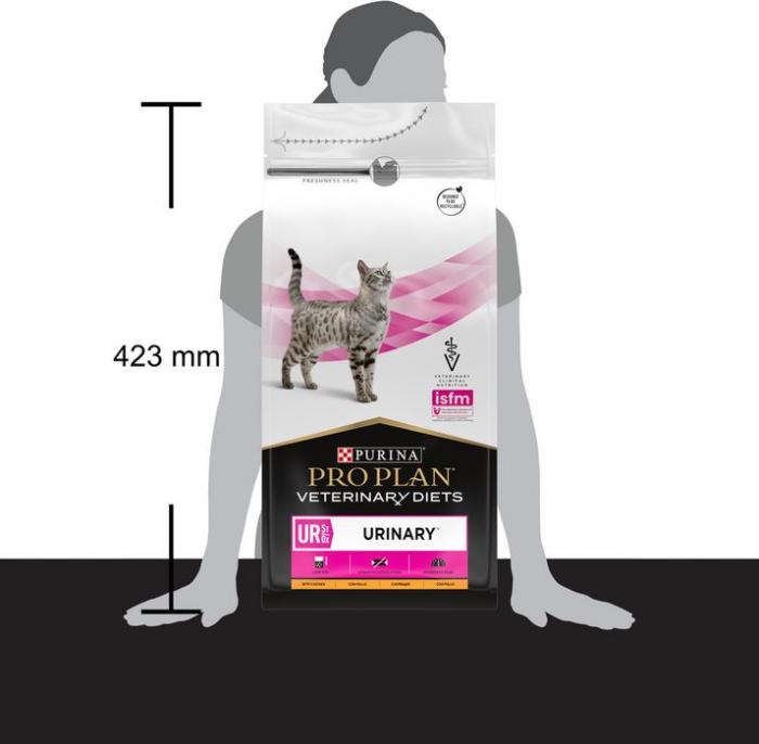 Сухой корм для кошек диетический Pro Plan® Veterinary Diets UR ST/OX Urinary при болезнях нижних отделов мочевыводящих путей, с курицей, Пакет
