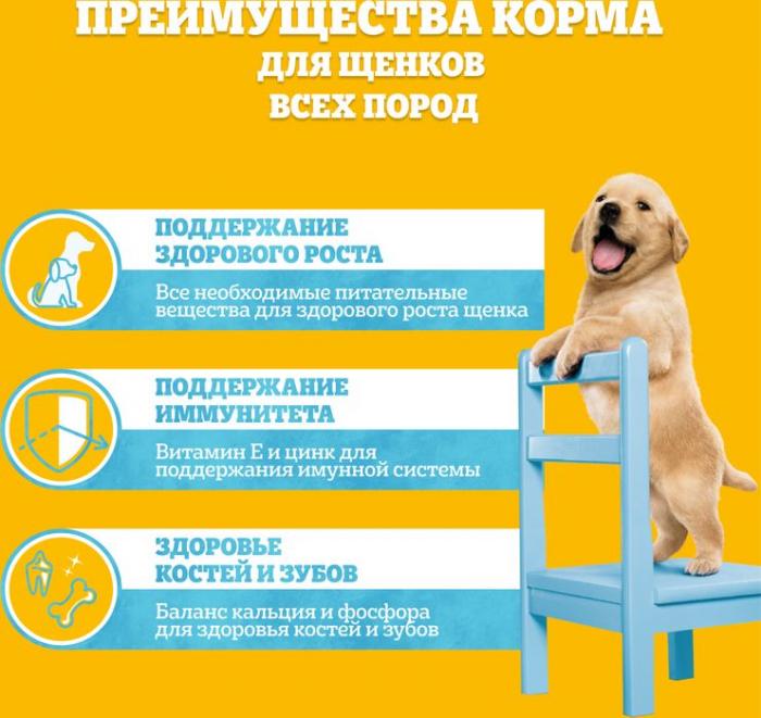 Pedigree влажный корм для щенков с говядиной в соусе