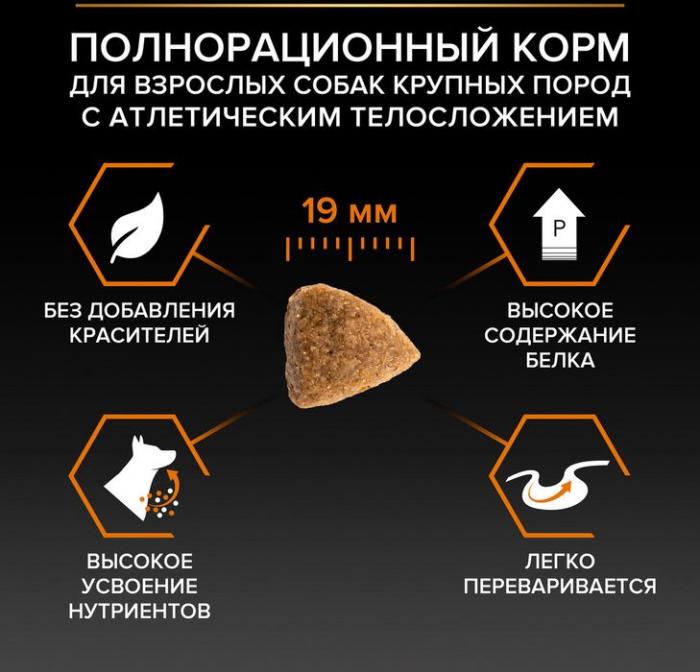 Сухой корм Pro Plan® Everyday Nutrition для взрослых собак крупных пород с атлетическим телосложением, с высоким содержанием курицы