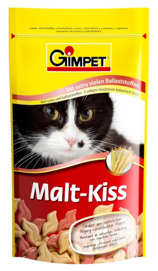 Gimpet Malt-Kiss витаминизированное лакомство для вывода шерсти для кошек