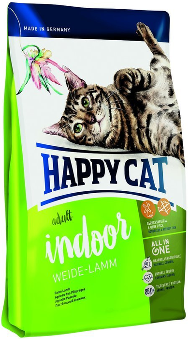 Happy Cat сухой корм для взрослых кошек всех пород, в домашних условиях, ягненок