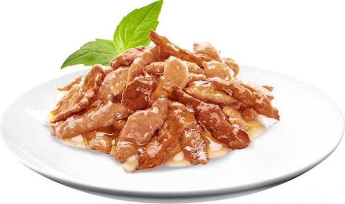 Sheba влажный корм для кошек, с курицей и индейкой в соусе