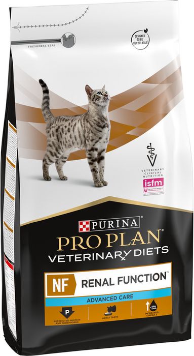 Сухой корм для кошек диетический Pro Plan® Veterinary Diets NF Renal Function Advanced care (Поздняя стадия) при поздней стадии хронической почечной недостаточности, Пакет