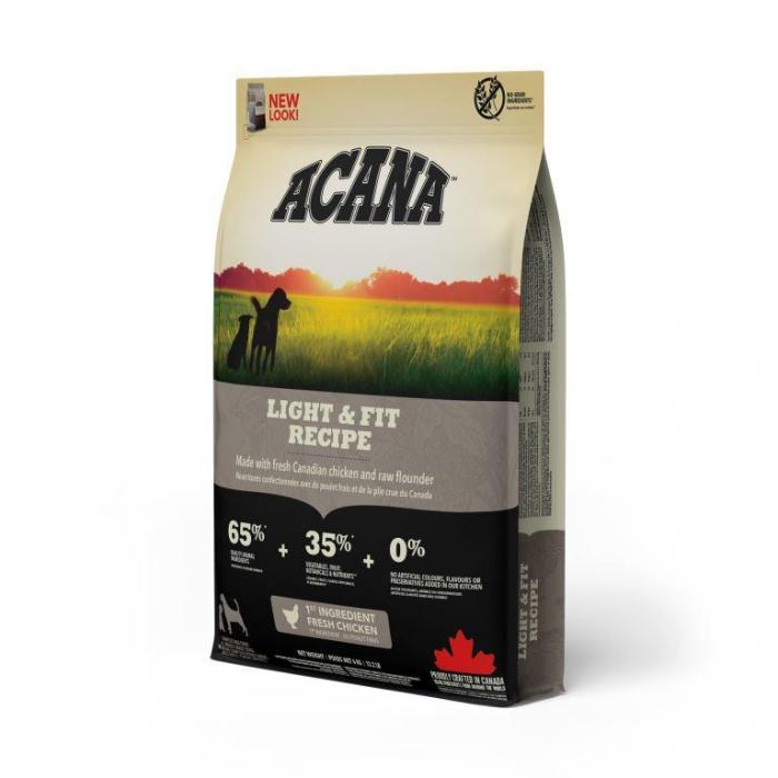 Acana Heritage Adult Light & Fit облегчённый корм для собак цыпленок