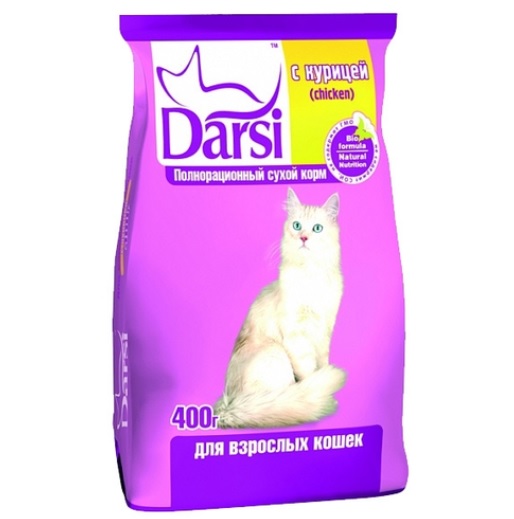 Darsi Дарси сухой корм для кошек с курицей