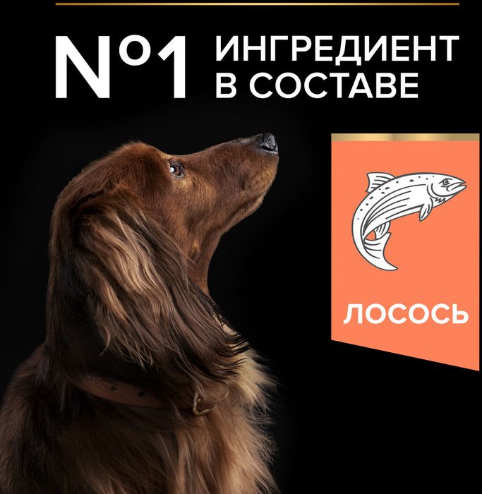 Сухой корм Pro Plan® Sensitive Skin для взрослых собак мелких и карликовых пород с чувствительной кожей, с высоким содержанием лосося