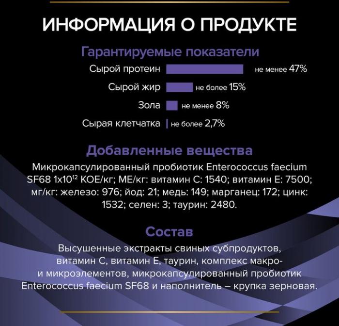Пищевая добавка для взрослых кошек и котят Pro Plan® Veterinary Diets FortiFlora для поддержания баланса микрофлоры