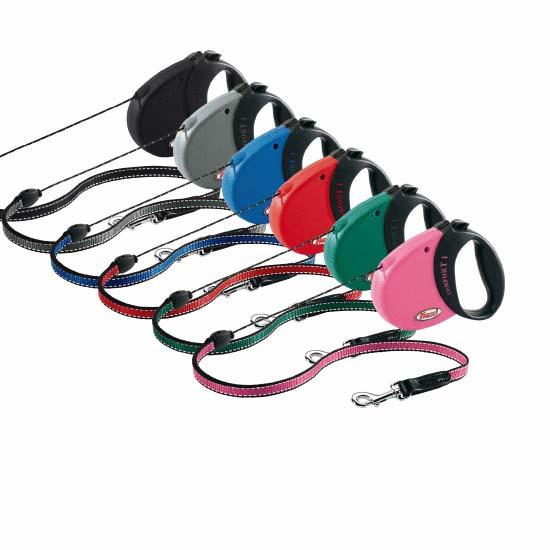 Flexi Comfort 1 рулетка для собак, черная