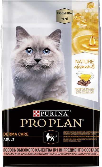 Pro Plan Nature Elements корм для взрослых кошек, лосось