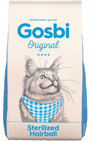 Gosbi Original корм для стерилизованных взрослых кошек всех пород, вывод комочков шерсти, курица