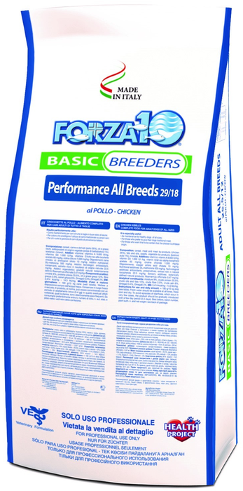 Forza 10 сухой корм для активных взрослых собак всех пород, курица