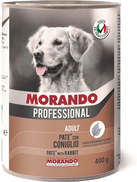 Morando Professional влажный корм для собак, паштет с кроликом