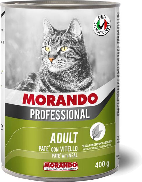 Morando Professional влажный корм для кошек, паштет с телятиной