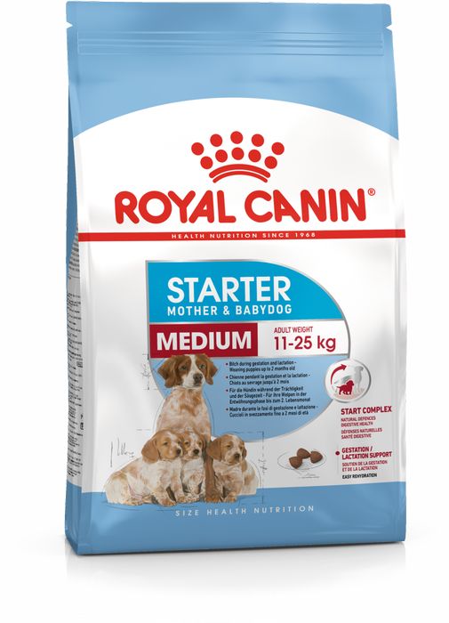Royal Canin Medium Starter сухой корм для щенков средних пород собак до 2-х месяцев