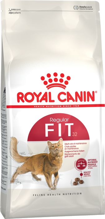 Royal Canin Fit сухой корм для кошек с умеренной активностью