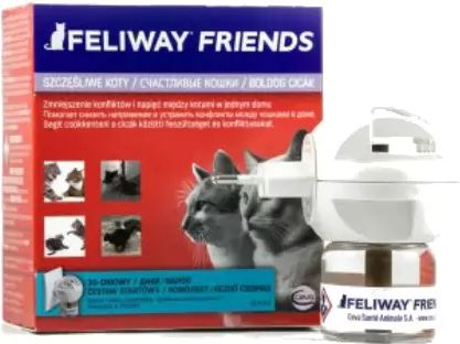Ceva Feliway Friends успокаивающий феромон для кошек, диффузор+сменный флакон