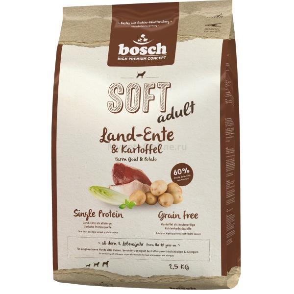 Bosch Soft корм для взрослых собак всех пород, утка и картофель