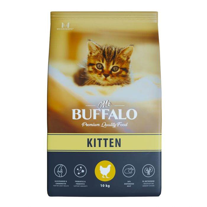 Mr.Buffalo сухой корм для котят, курица