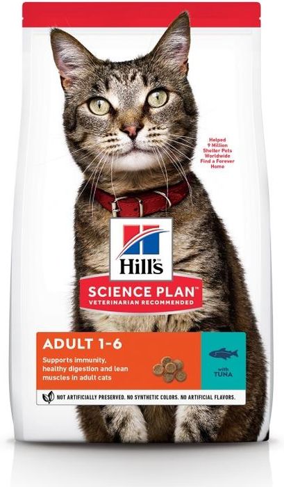 Hill\'s корм для взрослых кошек всех пород, с тунцом