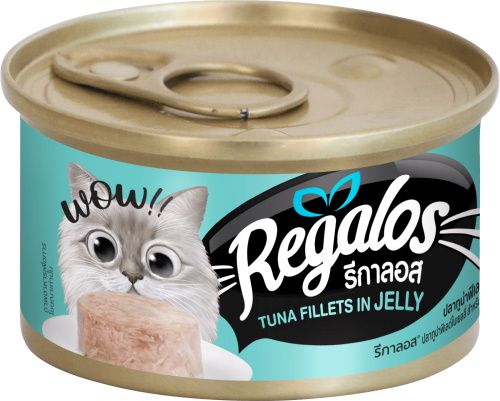 Regalos влажный корм для кошек, филе тунца в желе