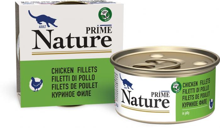 Prime Nature влажный корм для кошек, куриное филе в желе