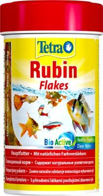 Tetra Rubin Flakes корм для усиления естественной окраски рыб, хлопья