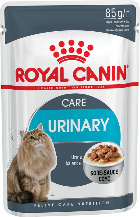 Royal Canin Urinary Care влажный корм для кошек для профилактики мочекаменной болезни в соусе