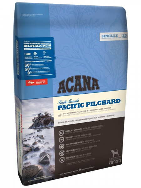 Acana Singles Pacific Pilchard беззерновой корм для собак тихоокеанская сардина