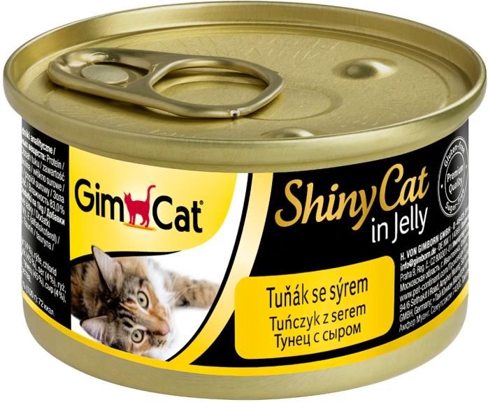 Gimpet Shiny Cat лакомство для кошек с тунцом и сыром