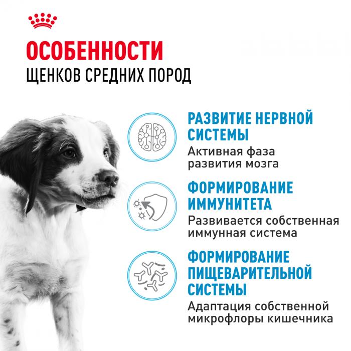 Royal Canin Medium Puppy сухой корм для щенков средних пород