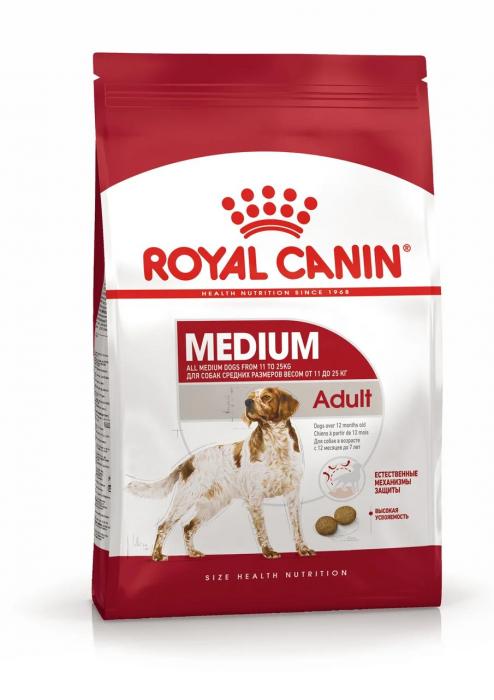 Royal Canin Medium Adult сухой корм для собак средних пород с 12 месяцев до 7 лет
